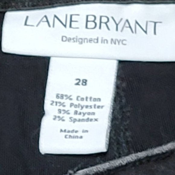 Lane Bryant Designed in New York City Black Wash Jeans Size 28 - Picture 5 of 14
